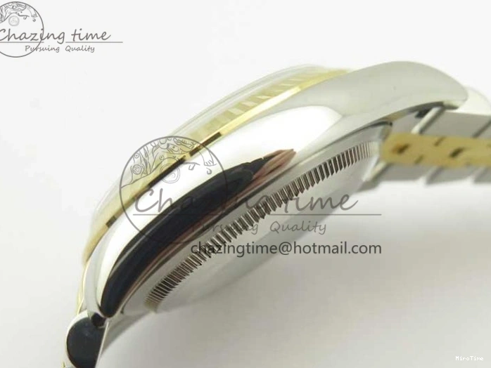 MiroTime 0519 DateJust 36 SS YG 126233 ARF 1:1 Best Edition Silver Dial Stick Markers on SS YG Jubilee Bracelet SH Elegant 3430